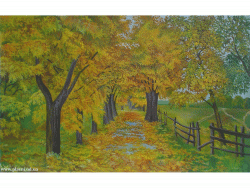 Toamna. The autumn (oil on canvas, 91x57 cm.)
