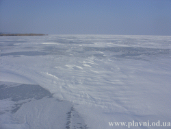 Satul Barta iarna 2012. Lacul Ialpug