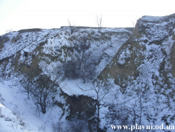 Satul Barta iarna 2012. Lacul Ialpug