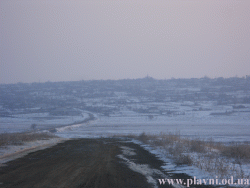 Satul Barta iarna 2012. Lacul Ialpug