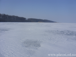 Satul Barta iarna 2012. Lacul Ialpug